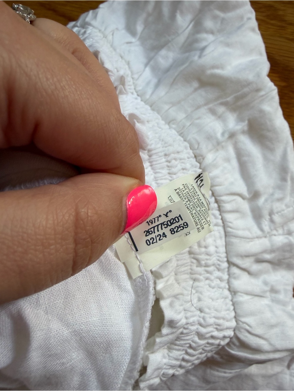 Aerie pull on white shorts size XS - Picture 6 of 6